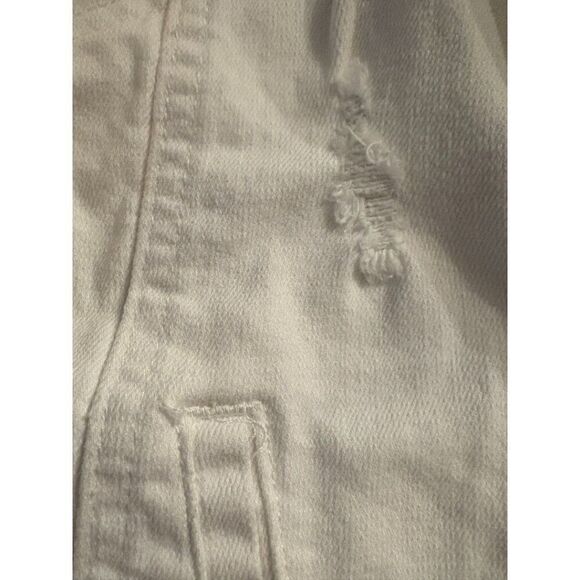 Ci Sono Kids Distressed White Denim Jacket - Picture 4 of 7